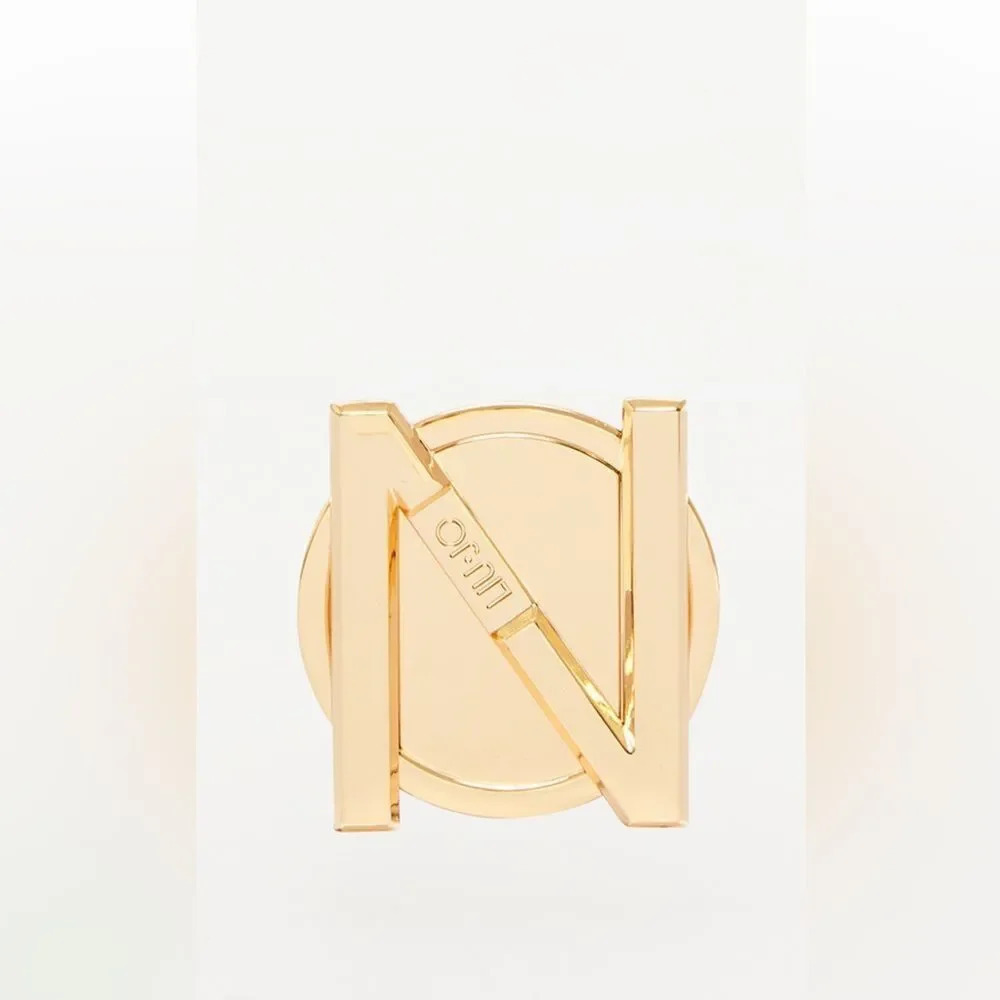 Metal letter with logo Letter N